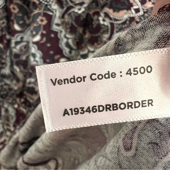 NWT Fratini Woman Patterned 3/4 Sleeve Dress size medium - Picture 13 of 16